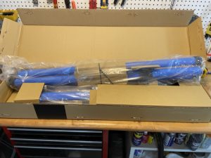 park tool bike stand assembly