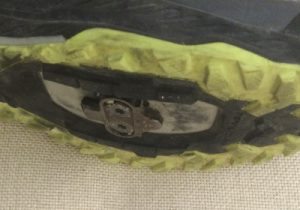 recessed cleat bike shoe