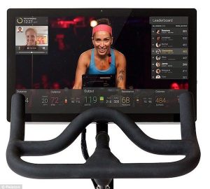 peloton workout screen